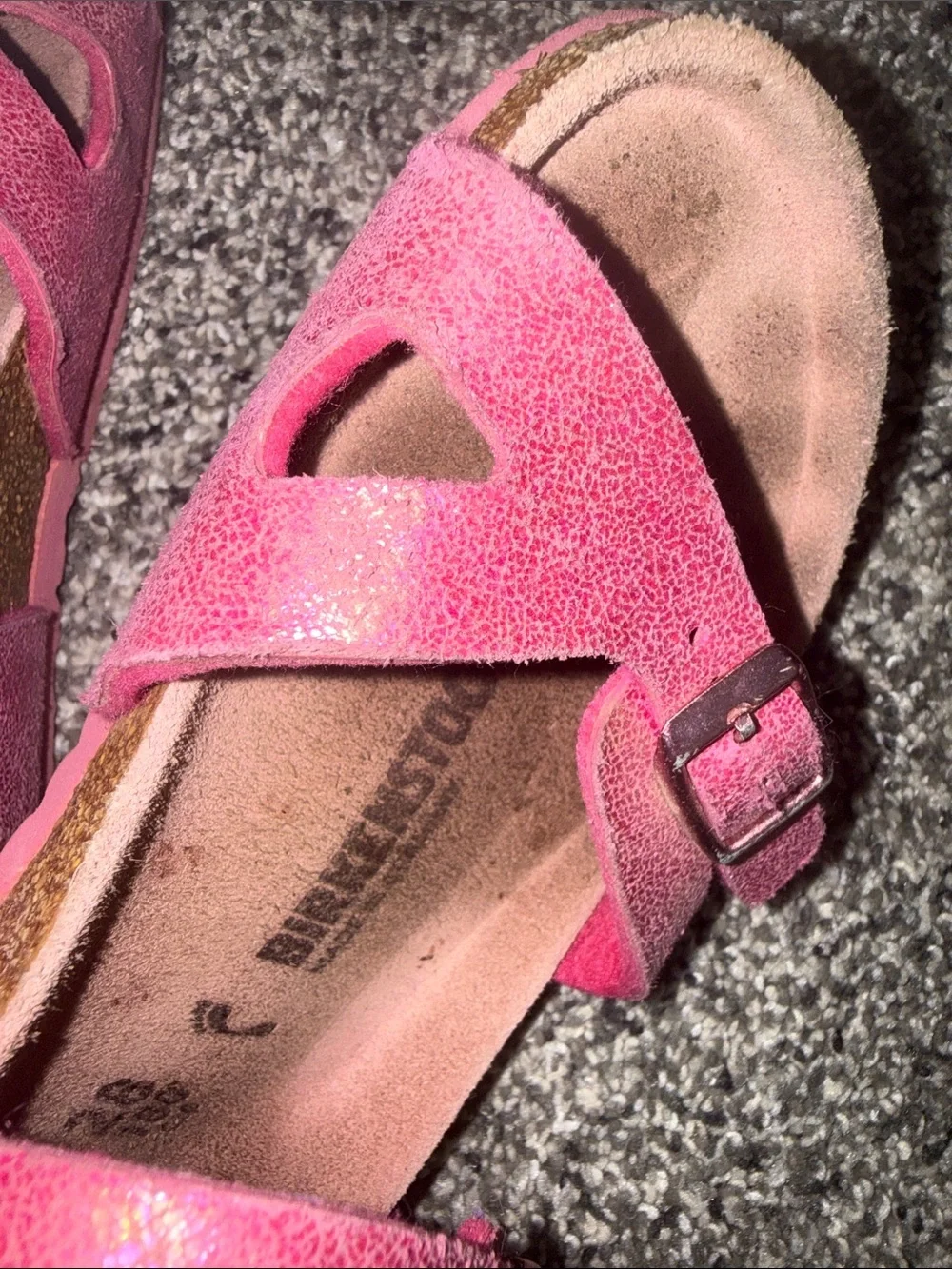 Birkenstock sparkling pink